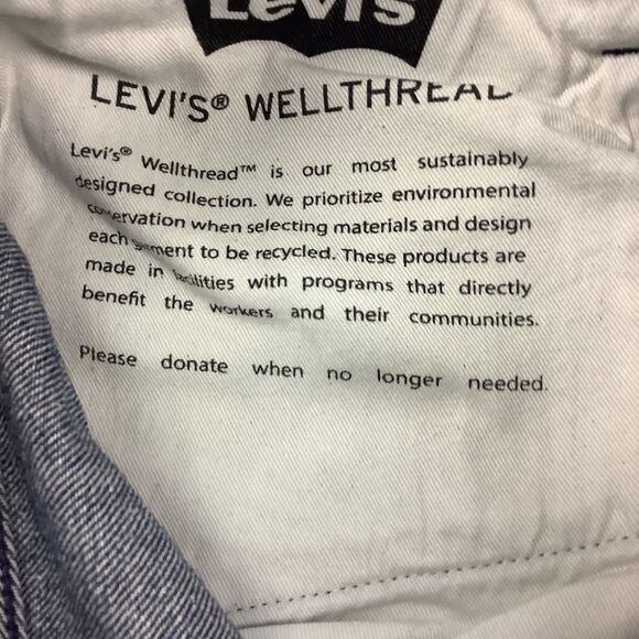 Levi Levis Levi's High Loose Denim Jeans Women's 30 30X27.5 Blue Wide Leg 90s - Picture 12 of 16